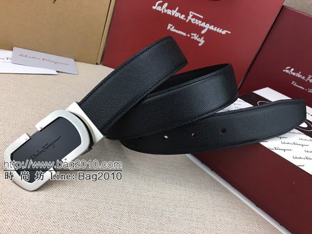 菲拉格慕男士皮帶 Ferragamo雙面牛皮休閒腰帶  jjp1026